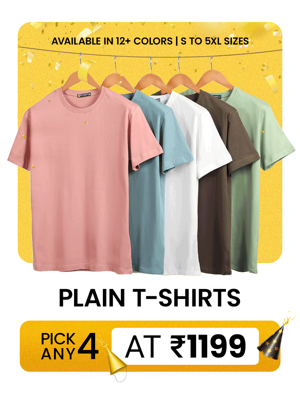 #1 Plain Tee Combo